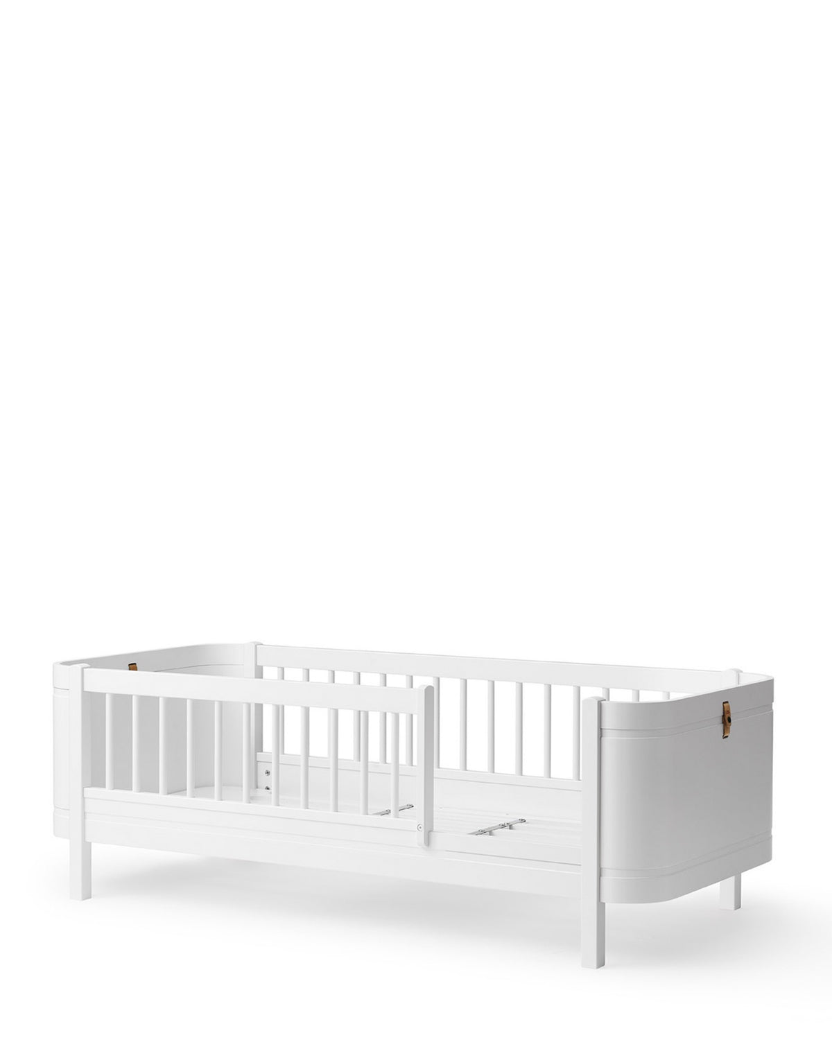 Oliver Furniture, Wood Mini+ Cot & Junior Bed 5in1, White