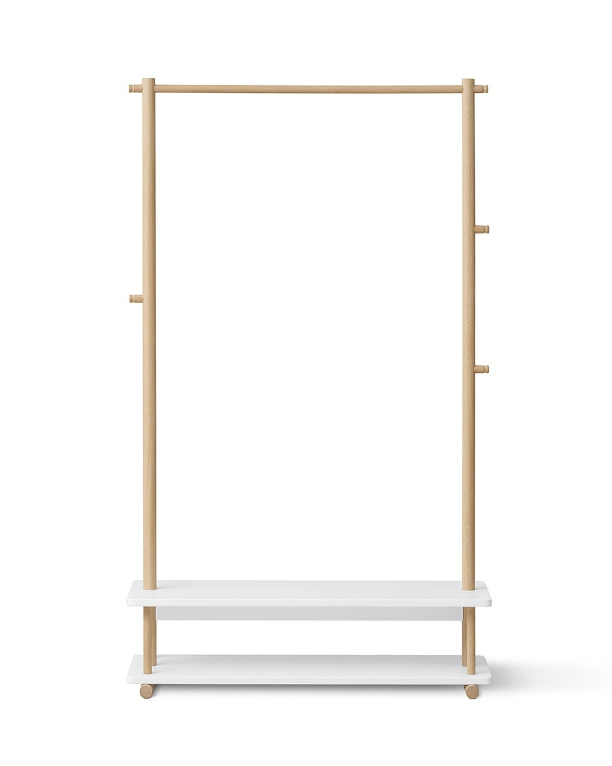 Oliver Furniture, Camp, Vaatetanko White/Oak