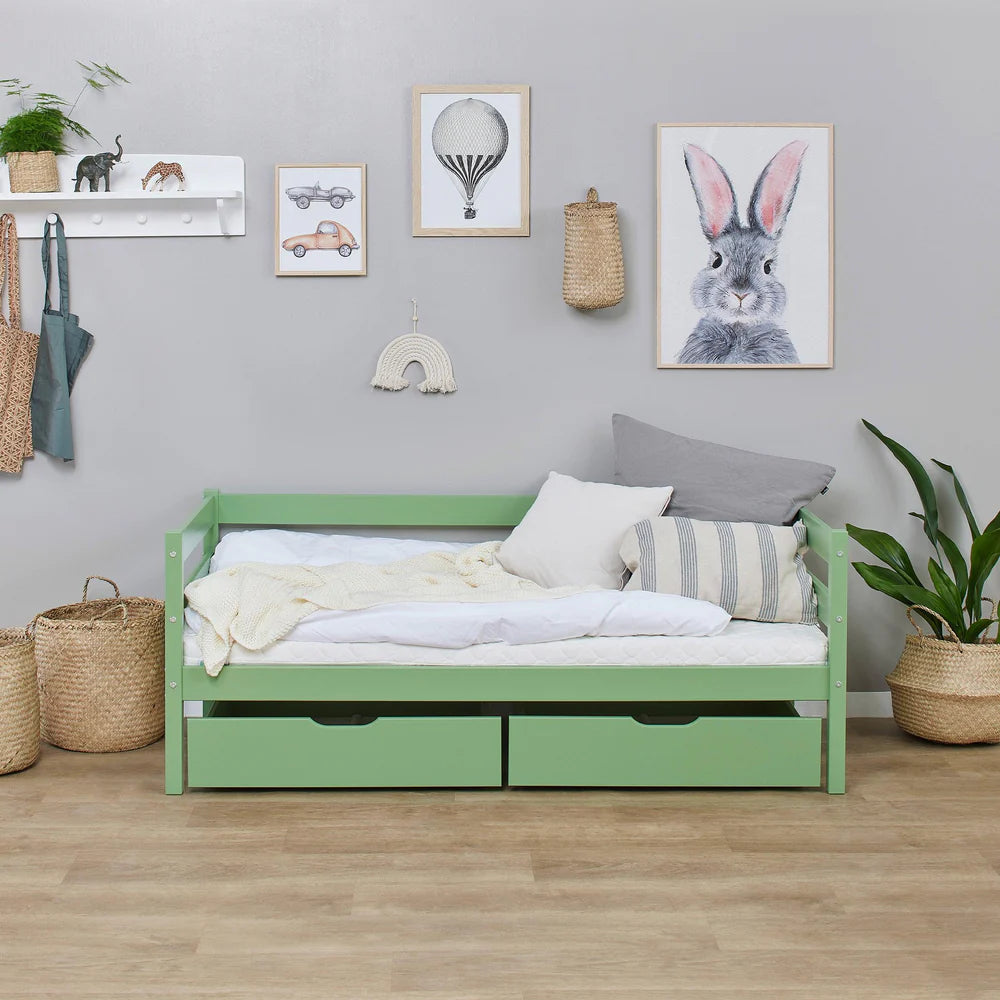 Hoppekids, ECO Comfort, Juniorisänky 70x160 cm, Green