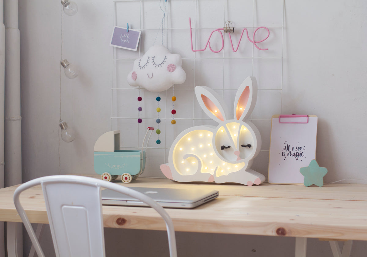 Little Lights, Night Light, Bunny White