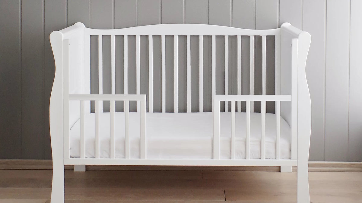 Woodies, Säkerhetsstång DayBed Noble 70x140 cm, Vit