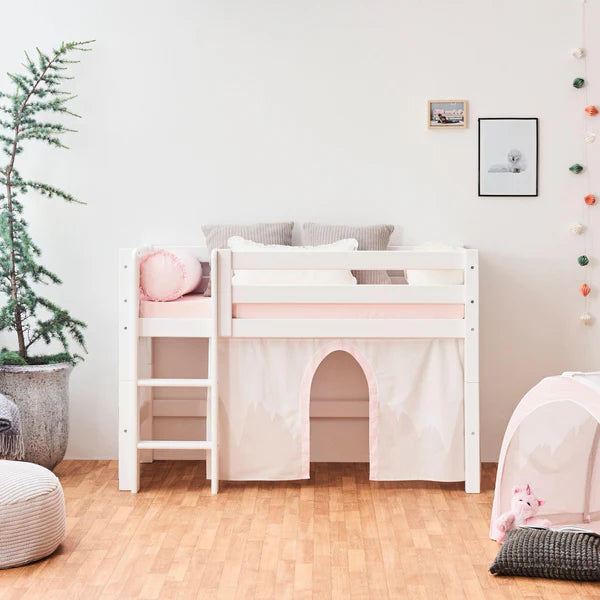 Hoppekids, ECO Luxury, Loft bed 70x160 cm, White