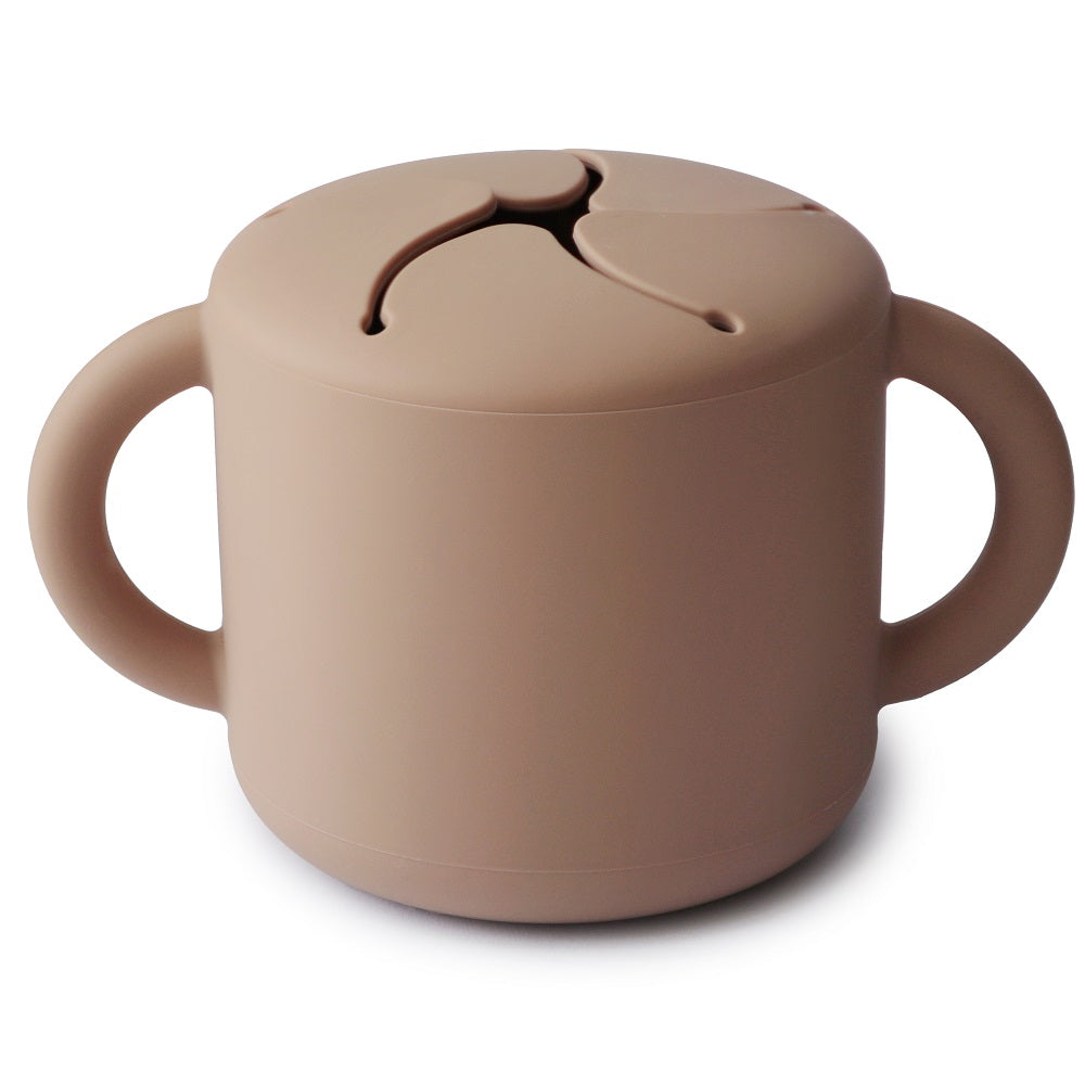 Mushie, Silikon Snack Cup, Natural