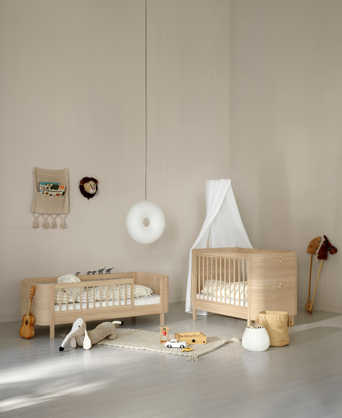 Oliver Furniture, Wood Mini+ Juniorisänky 70x160 cm, Oak
