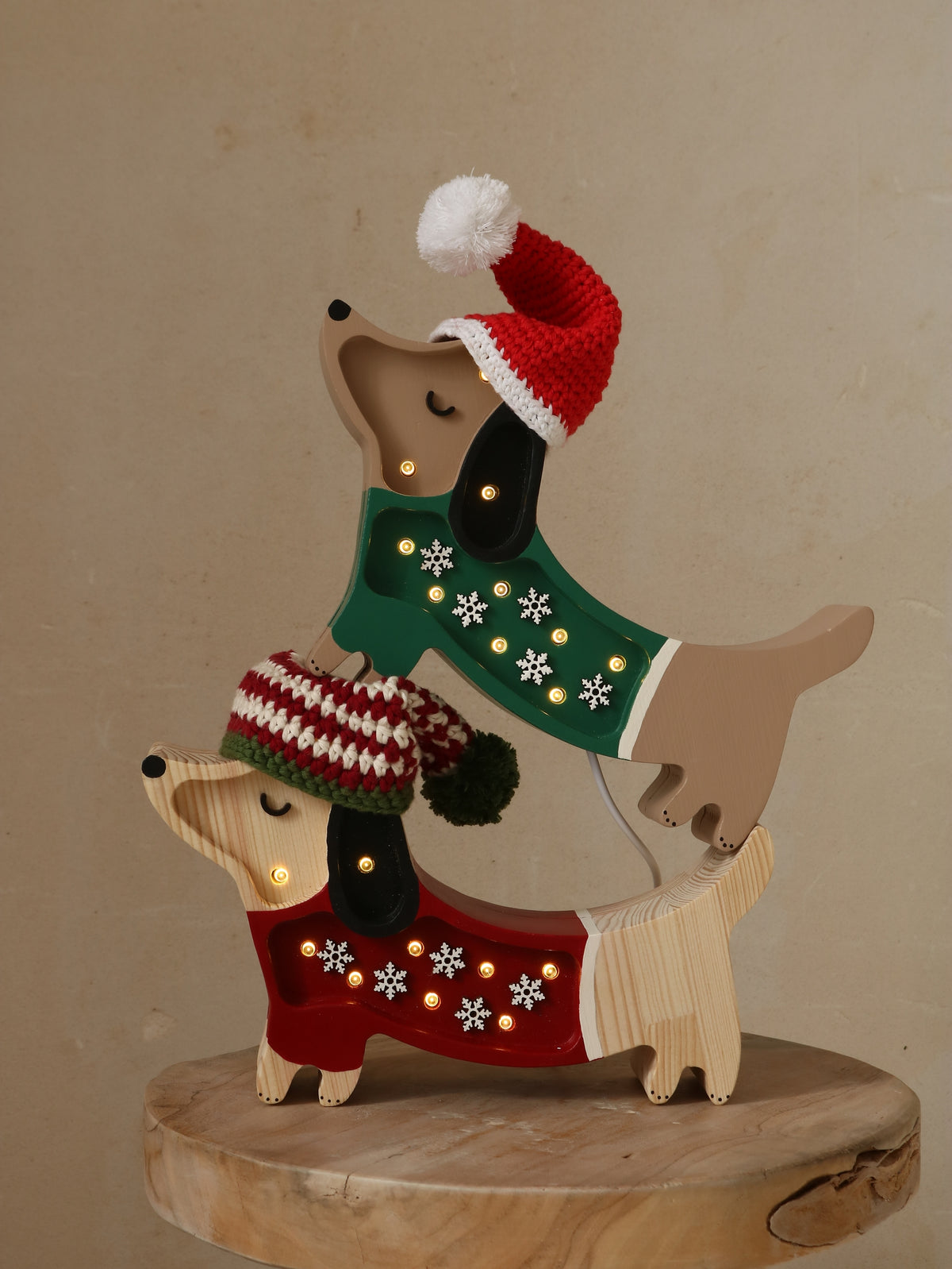Little Lights, Yövalo Puppy MINI, Christmas Snowflake
