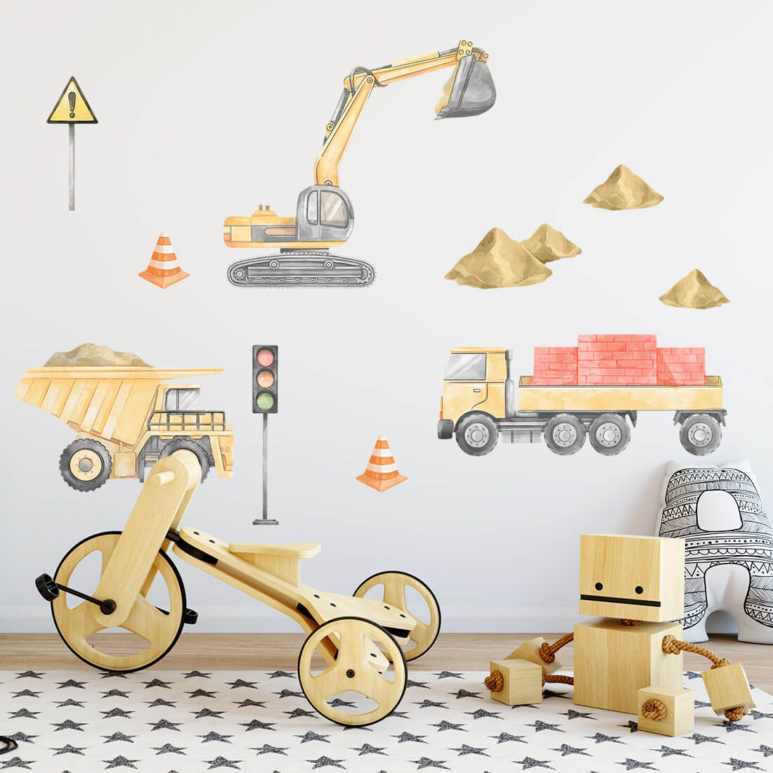 Pastel Love, Wall Sticker Set, Farm Animals 1