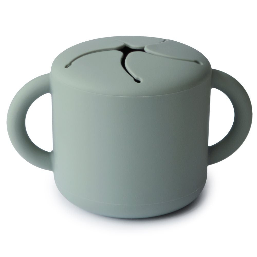 Mushie, Silikoninen Snack Cup, Cambridge Blue