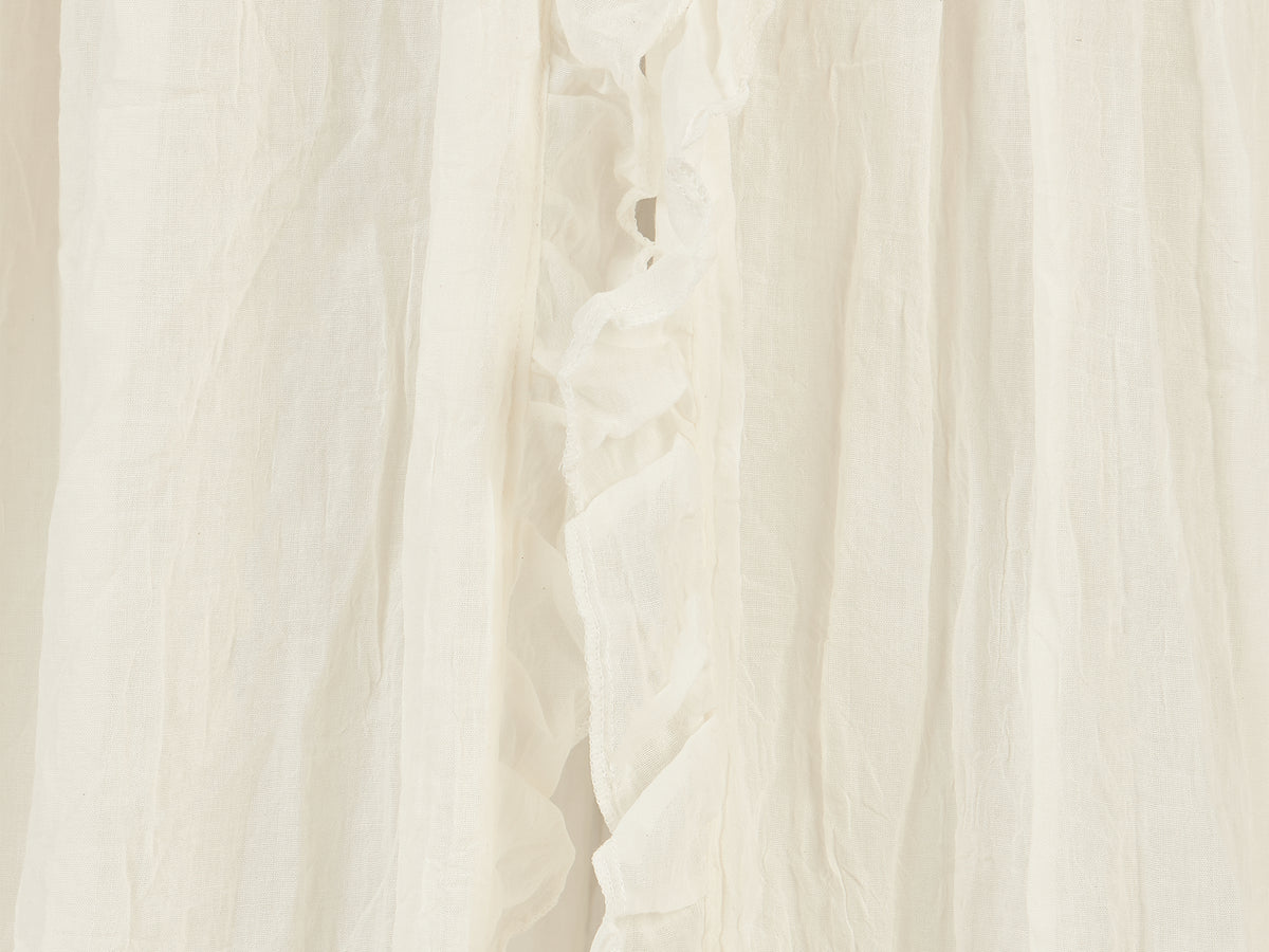 Jollein, Bed Canopy Ruffle Ivory