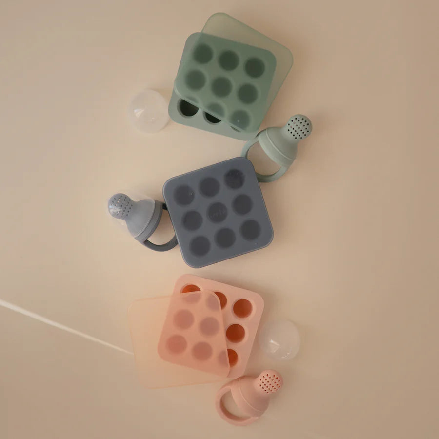 Mushie, Färskmatare, Frysfack, Cambridge Blue