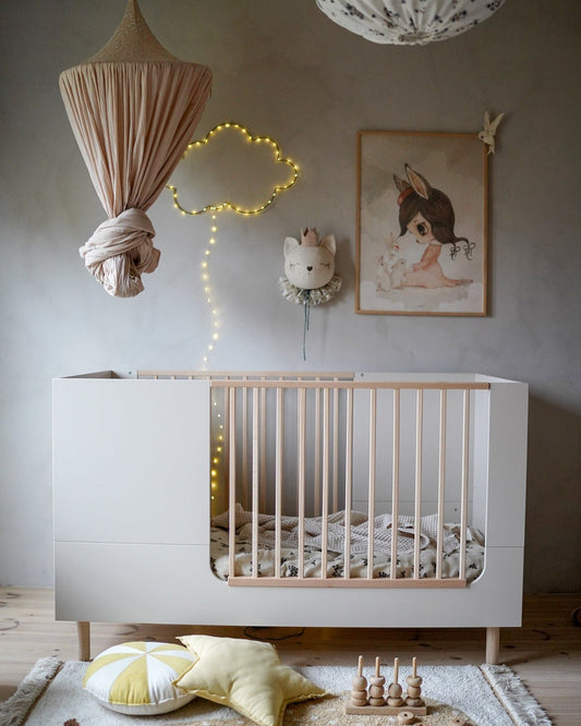 Wood Luck Design, Pinnasänky & Juniorisänky 2 IN 1, 70x140 cm, River Sand Beige