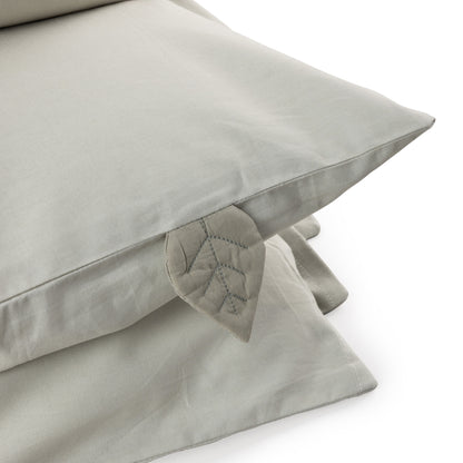 Zebra, Percale Duvet Cover Set 100x140 cm, Mist Green