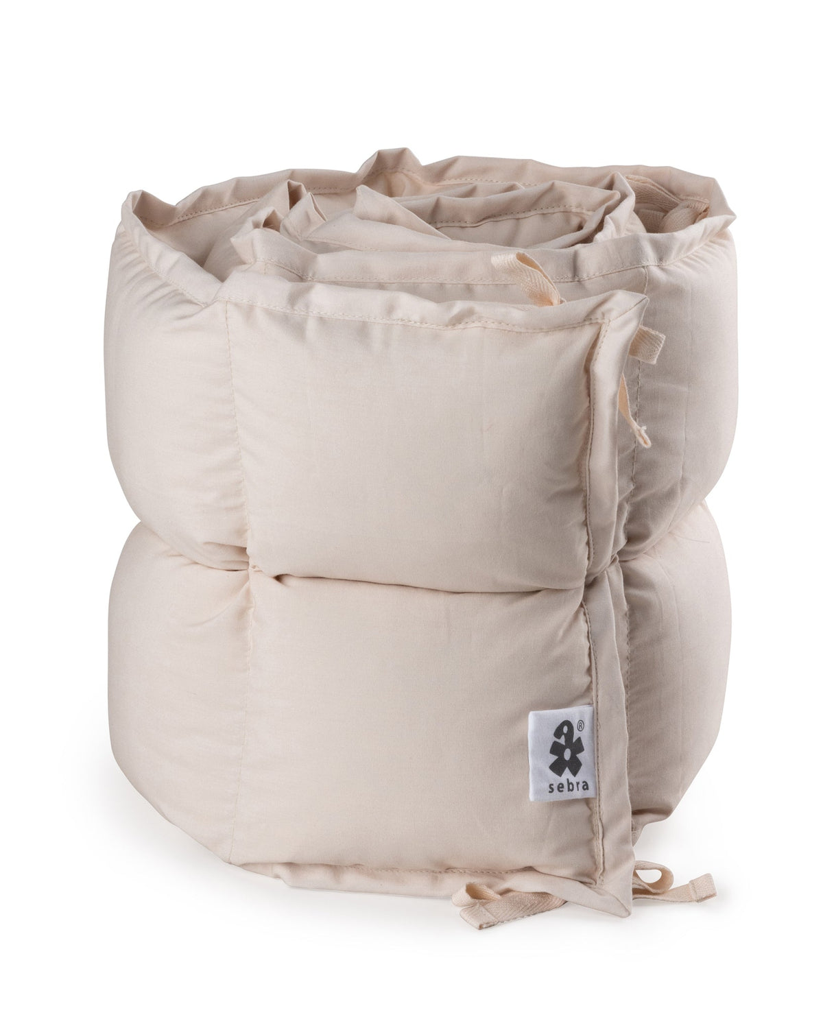 Zebra, Edge cushion 180cm Kapok, Birchbark Rose