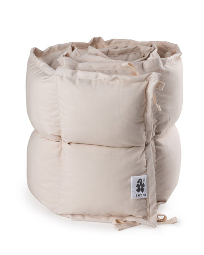 Zebra, Edge cushion 180cm Kapok, Birchbark Rose