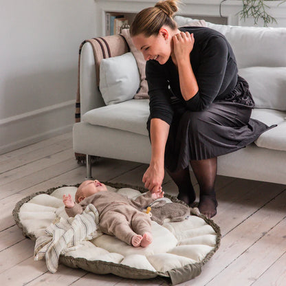 Sebra, Kannettava Unipesä, 3-in-1 Baby Nest, Dark Olive