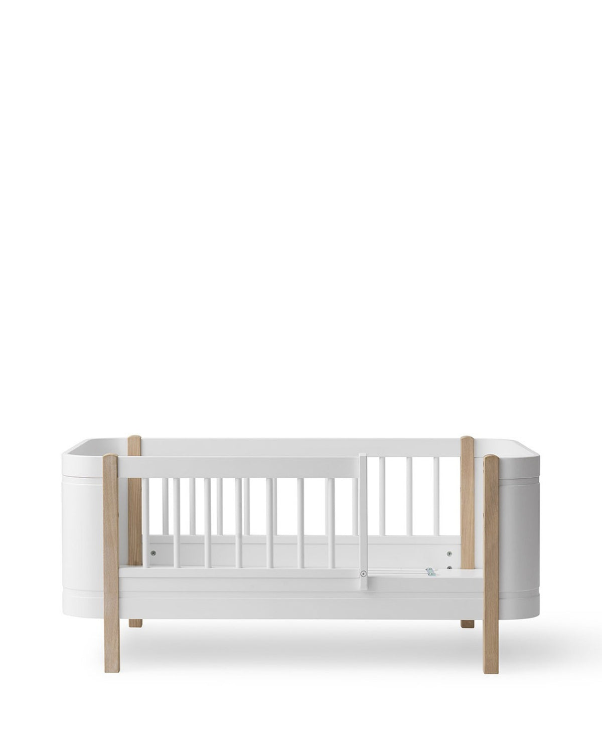 Oliver Furniture, Wood Mini+ Pinnasänky&Juniorisänky 5in1, White/Oak
