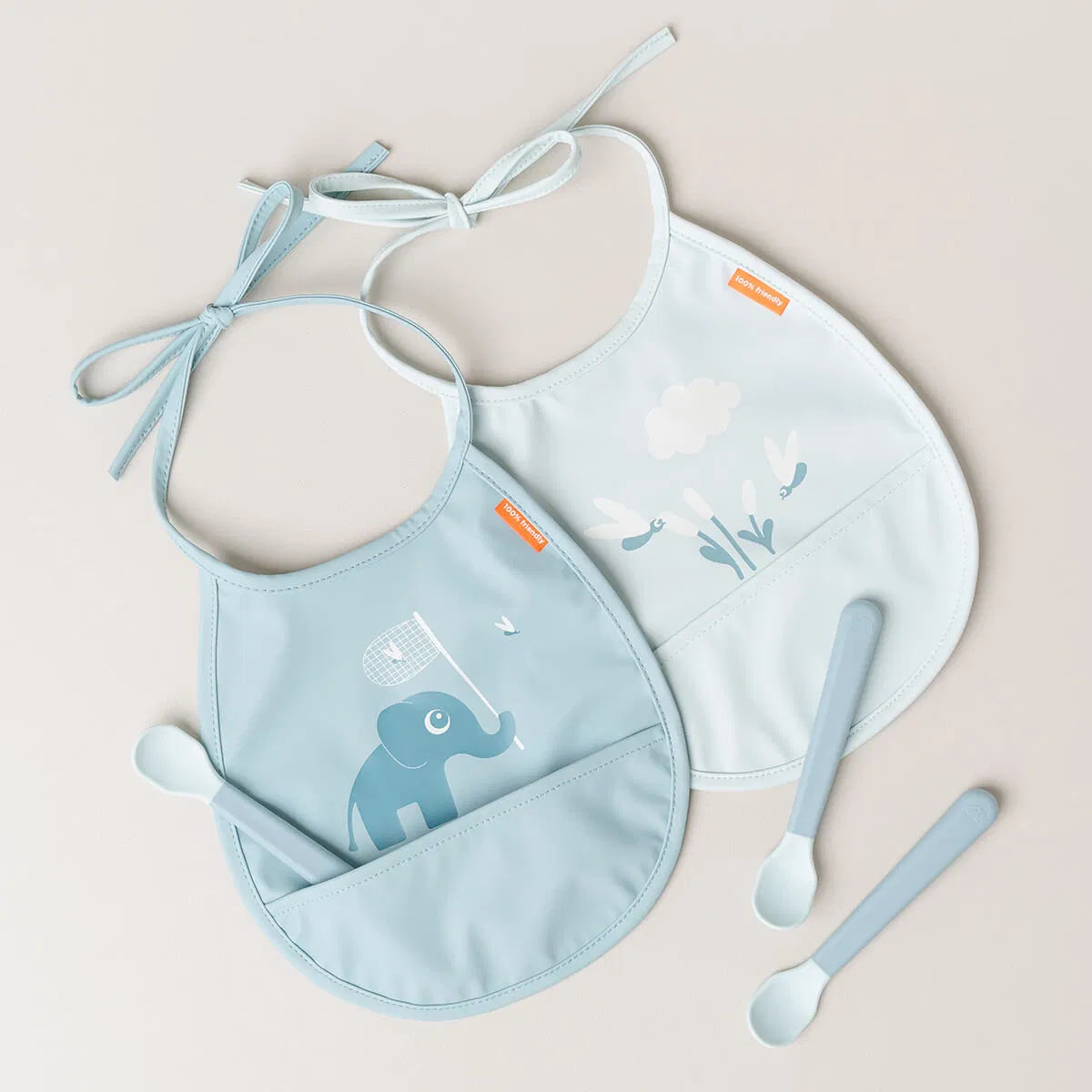 Foodie, Baby Spoons, 3-pack, blue