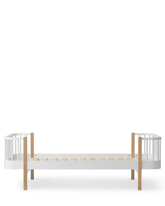 Oliver Furniture, Wood Original, Sänky 90x200, White/Oak