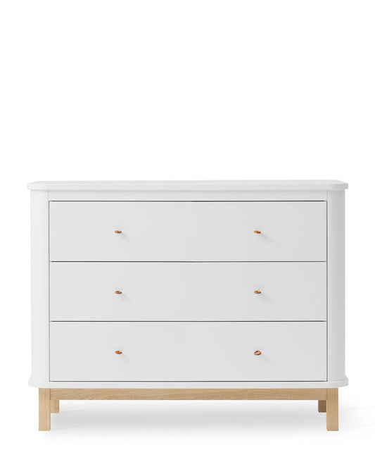 Oliver Furniture, Wood, Lipasto White/Oak