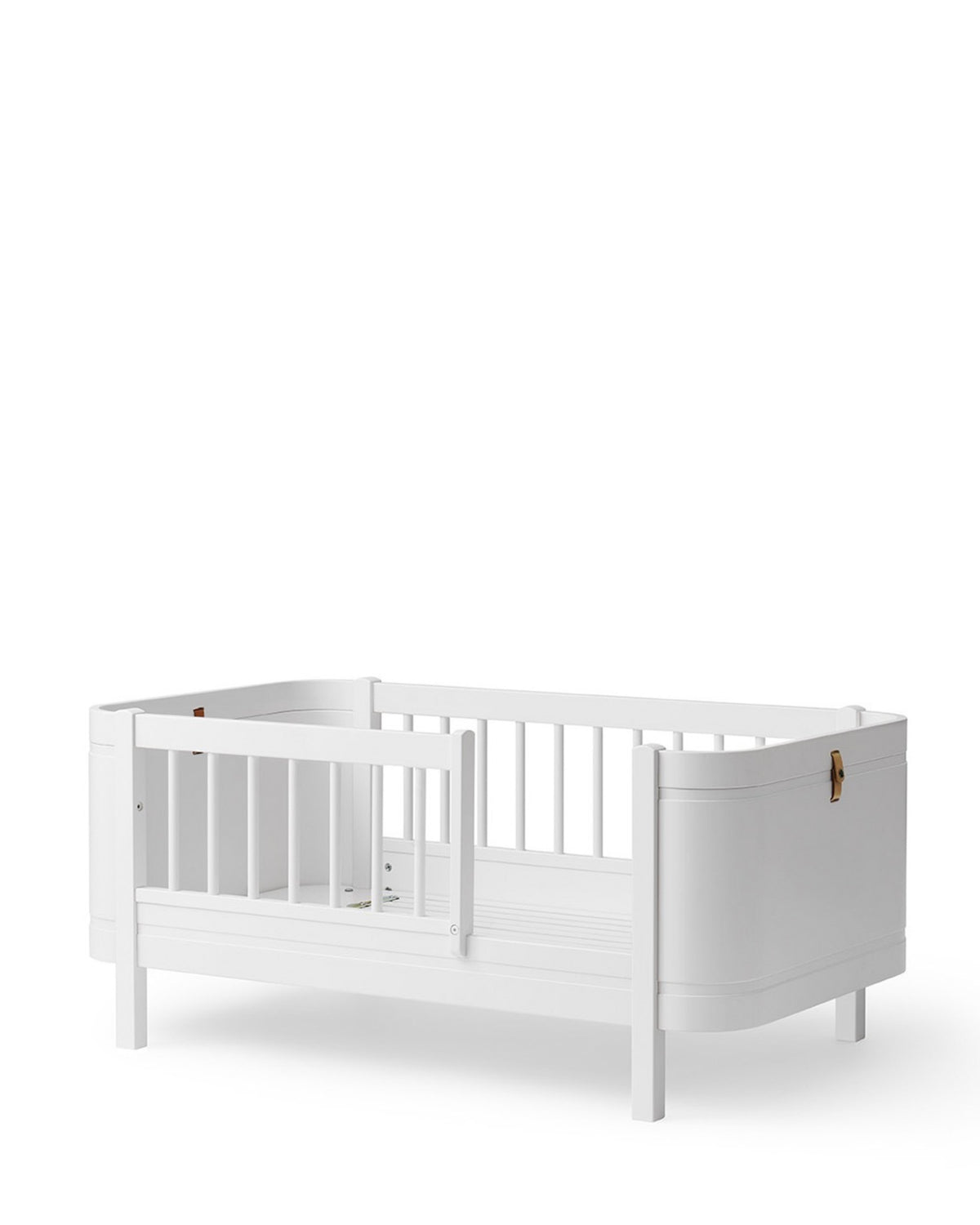 Oliver Furniture, Wood Mini+ Cot & Junior Bed 5in1, White