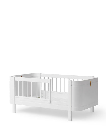 Oliver Furniture, Wood Mini+ Cot & Junior Bed 5in1, White