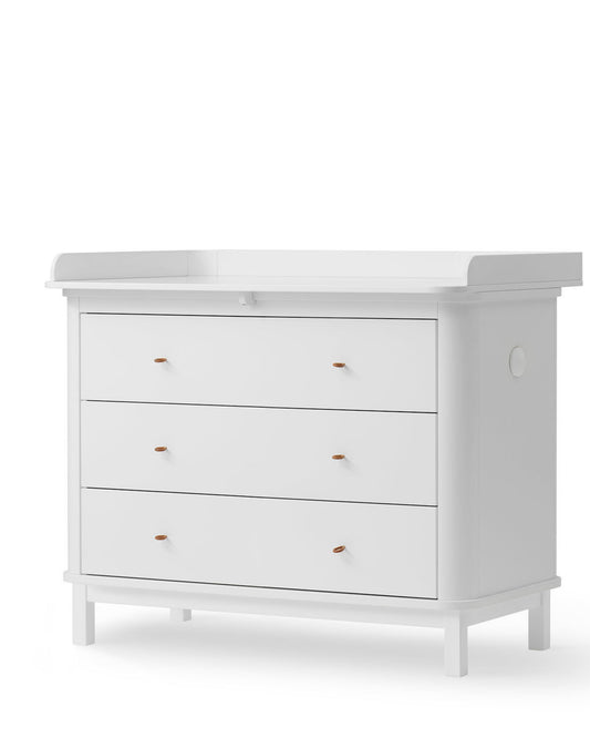 Oliver Furniture, Wood, Lipasto Hoitotasolla, White
