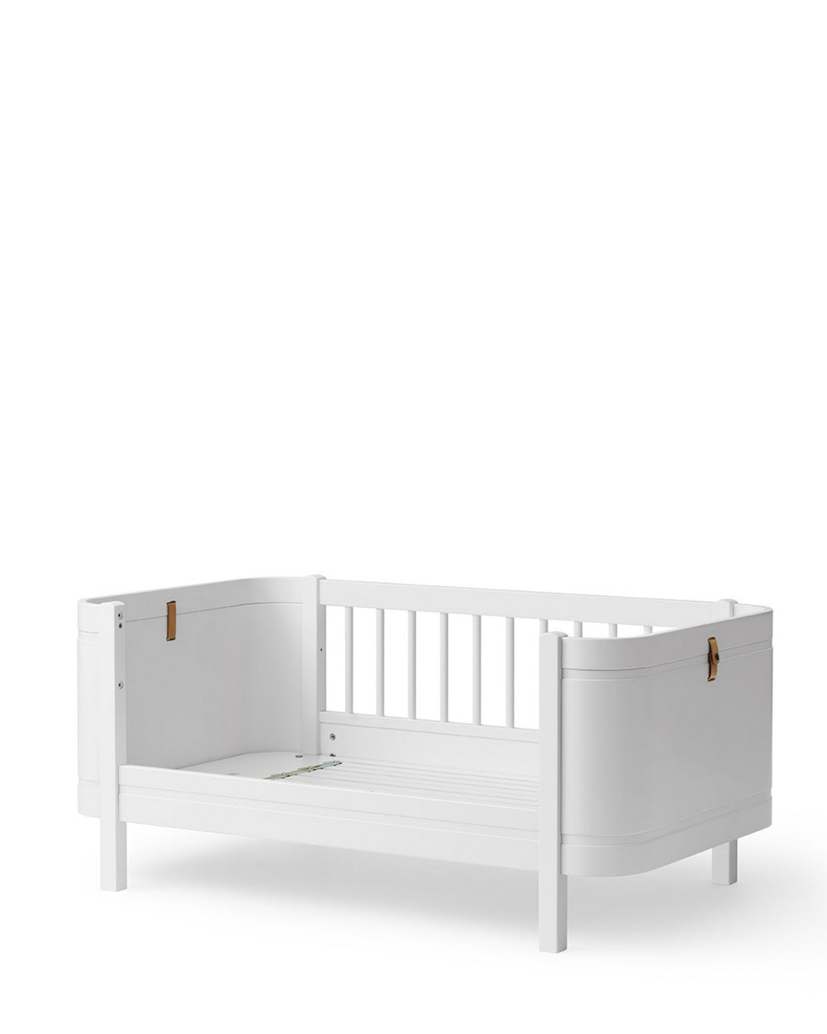 Oliver Furniture, Wood Mini+ Cot & Junior Bed 5in1, White