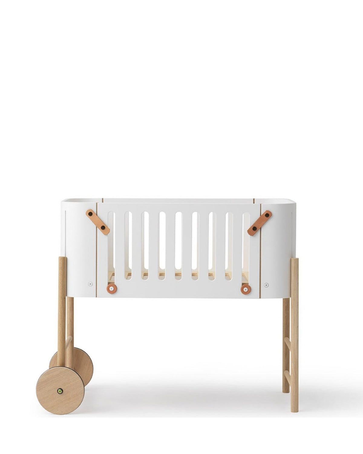 Oliver Furniture, Wood Co-Sleeper, White/Oak
