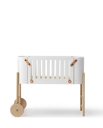 Oliver Furniture, Wood Co-Sleeper, White/Oak