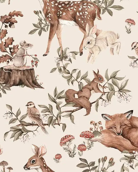 Forest Cream, Wallpaper