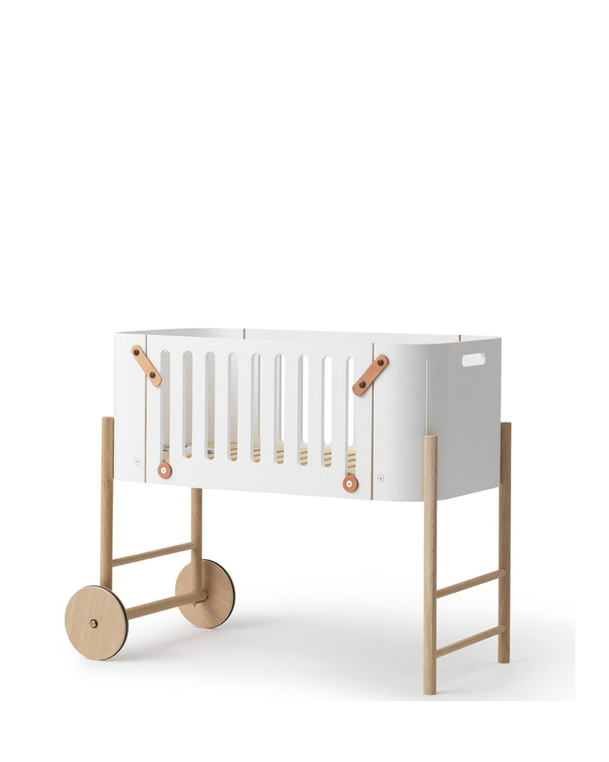 Oliver Furniture, Wood Co-Sleeper, White/Oak