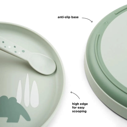 Foodie, Plate, Croco Green