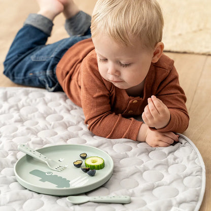 Foodie, Plate, Croco Green