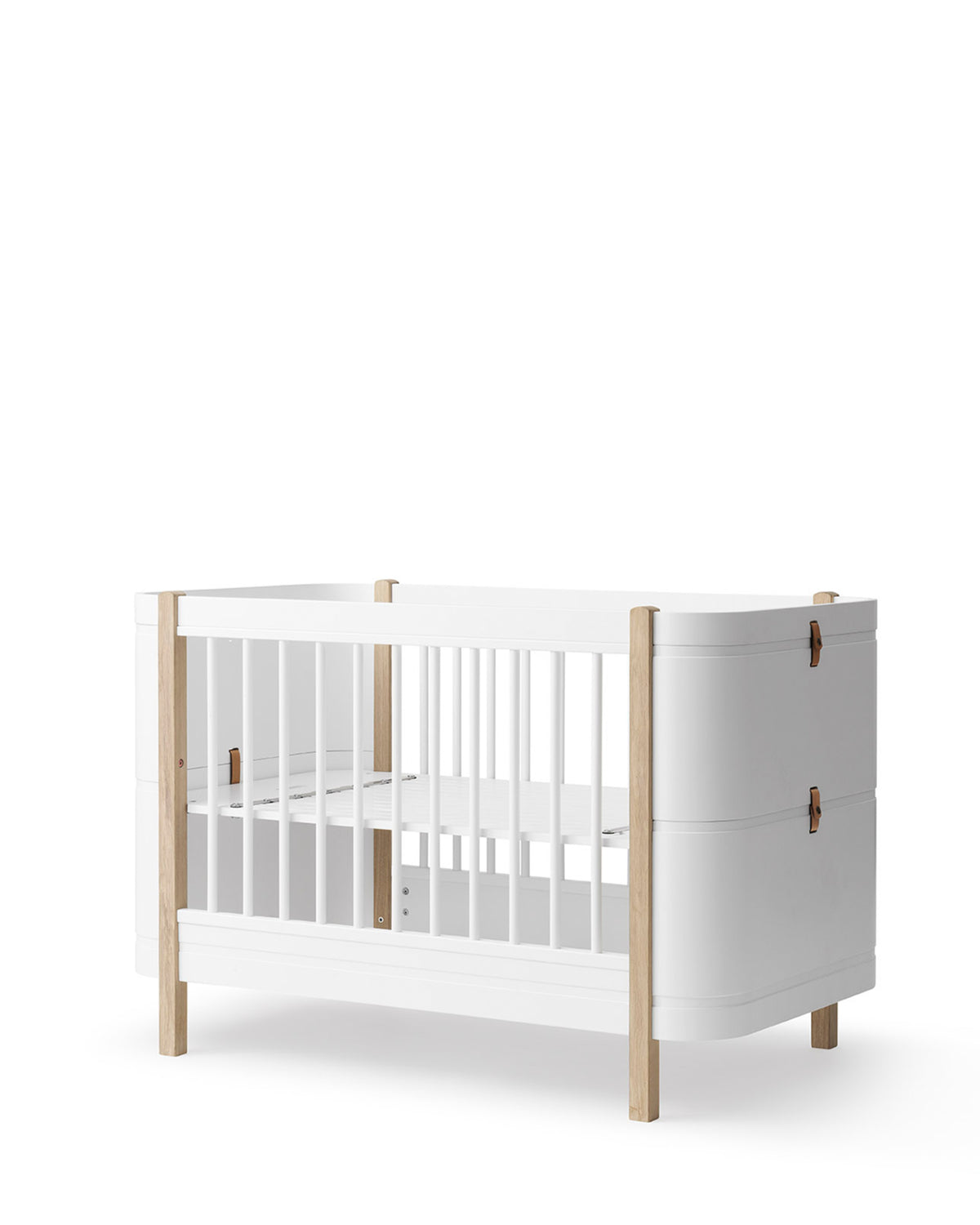Oliver Furniture, Wood Mini+ Pinnasänky&Juniorisänky 5in1, White/Oak