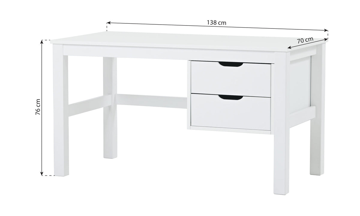 Hoppekids, Desk MAJA, White
