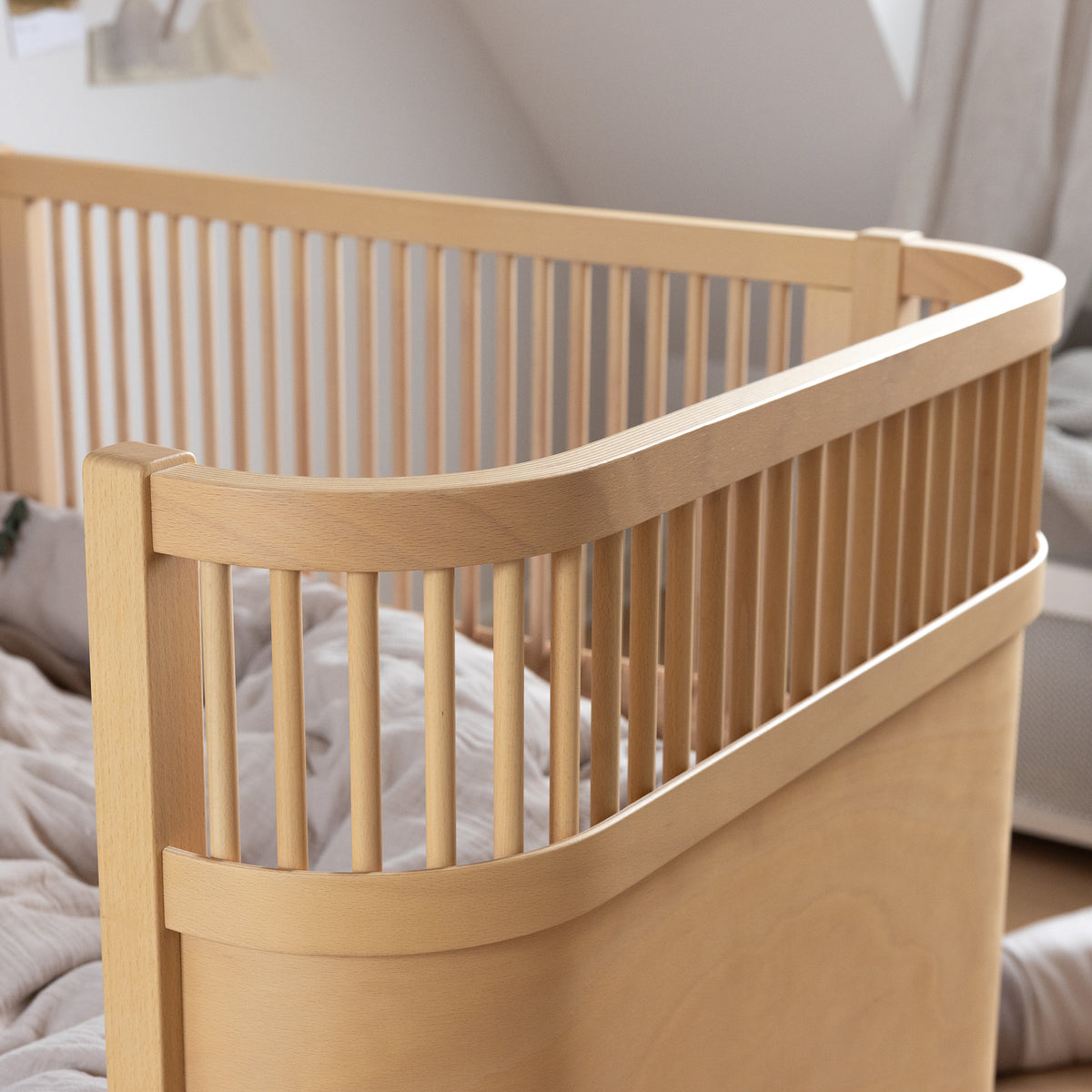 Sebra, Pinnasänky&Juniorisänky 2in1, Wooden