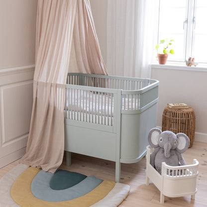 Zebra, Cot&amp;Junior bed 2in1, Mist Green