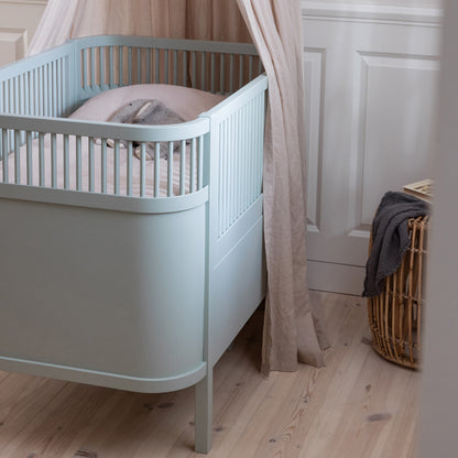 Zebra, Cot&amp;Junior bed 2in1, Mist Green