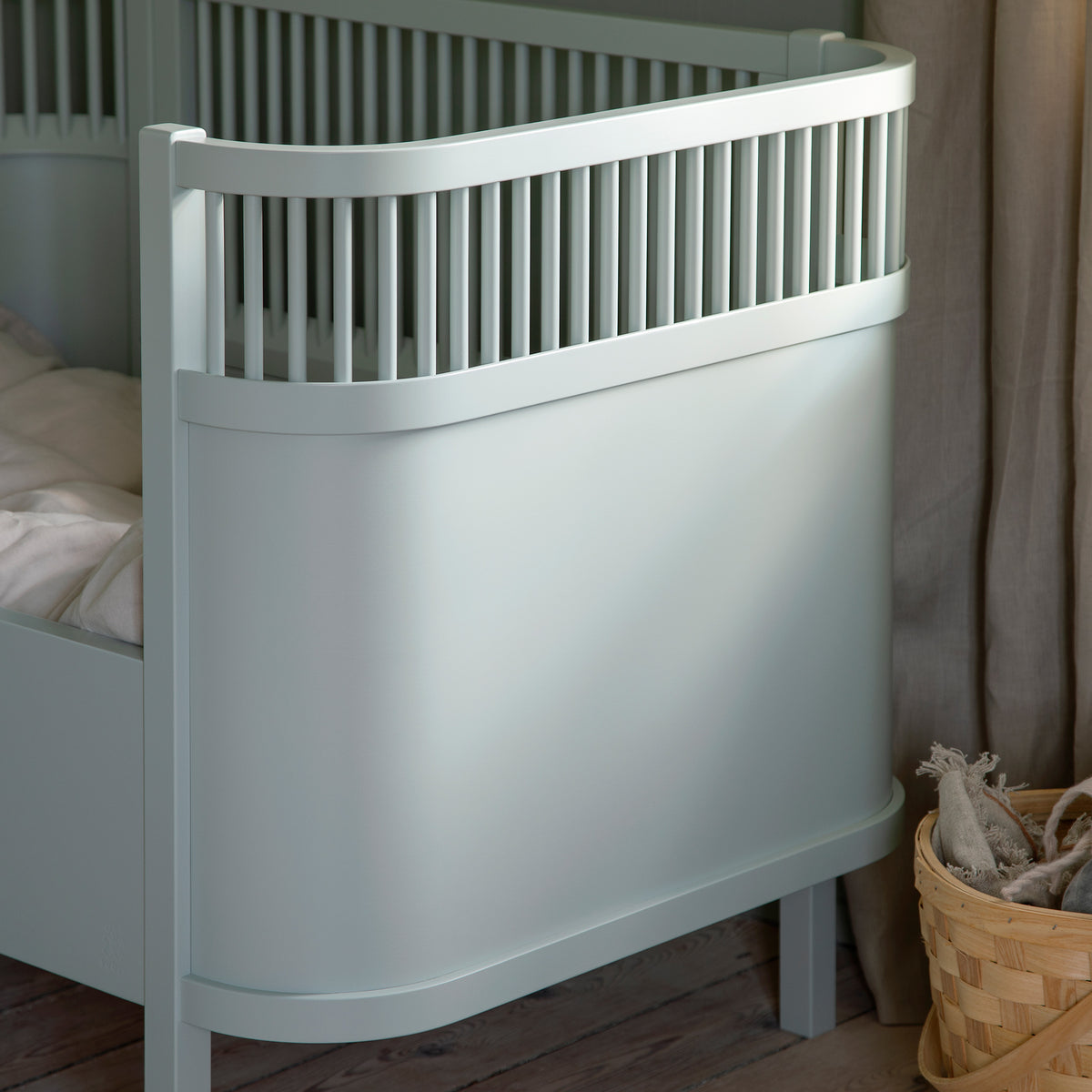 Zebra, Cot&amp;Junior bed 2in1, Mist Green