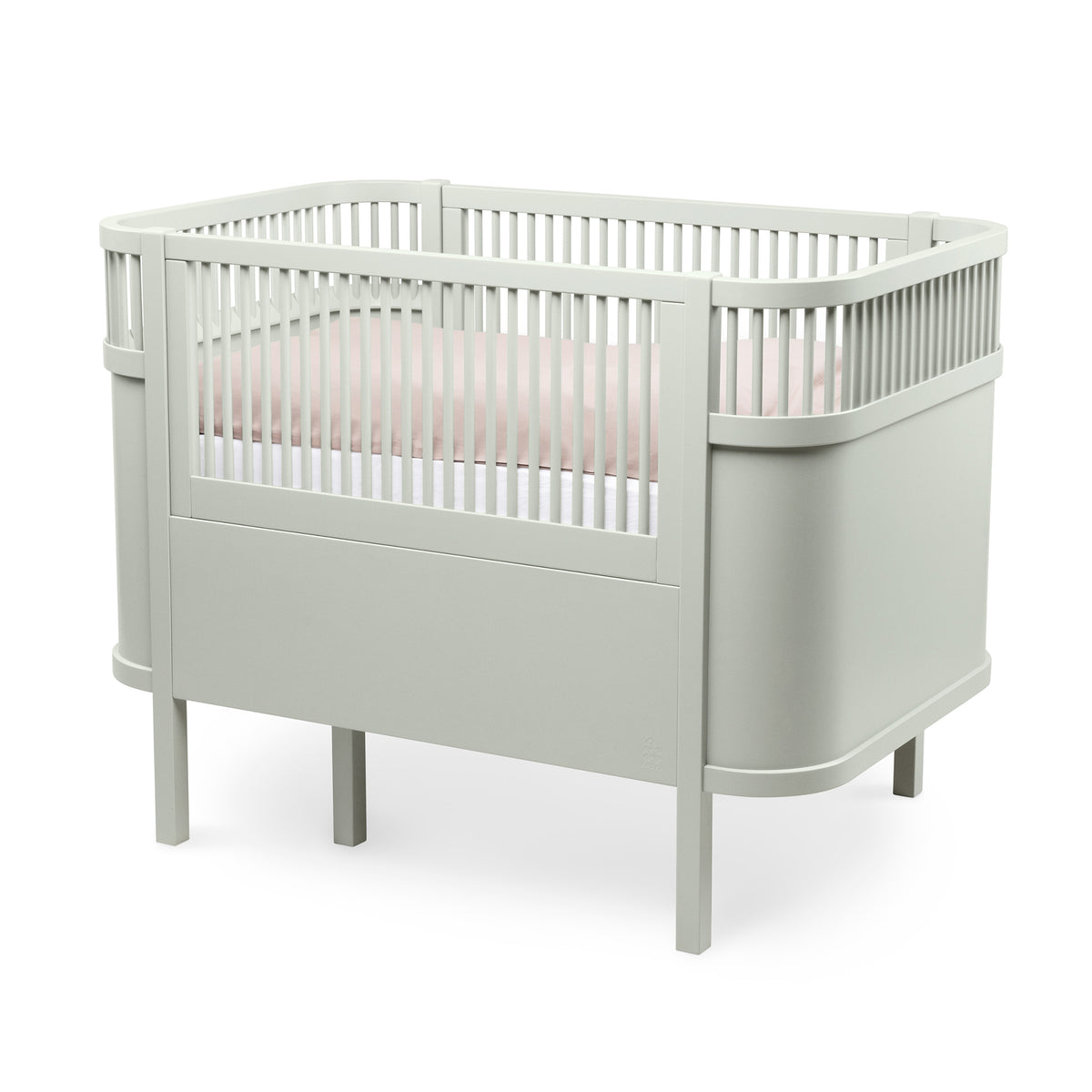 Zebra, Cot&amp;Junior bed 2in1, Mist Green