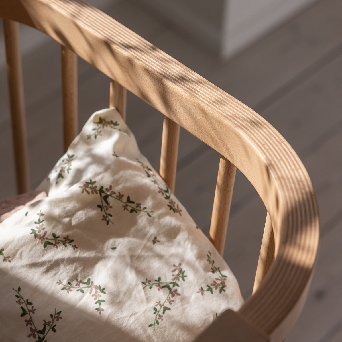 Zebra, Bedside Cradle, Wooden
