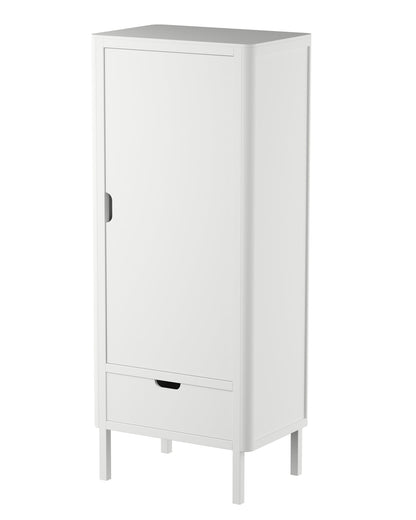 Sebra, Vaatekaappi, Single Door, Classic White