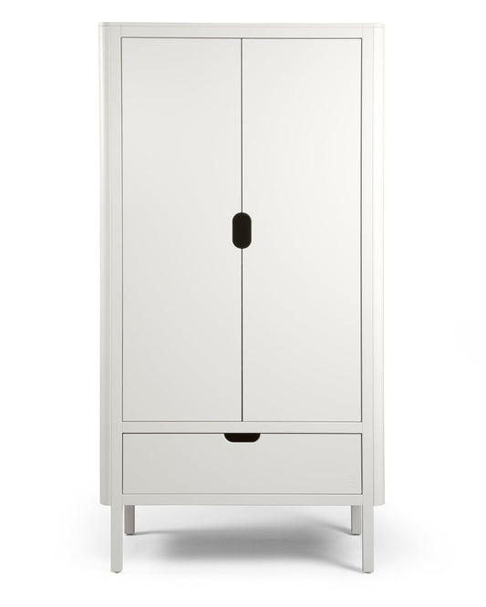 Sebra, Wardrobe Double Door, Classic White