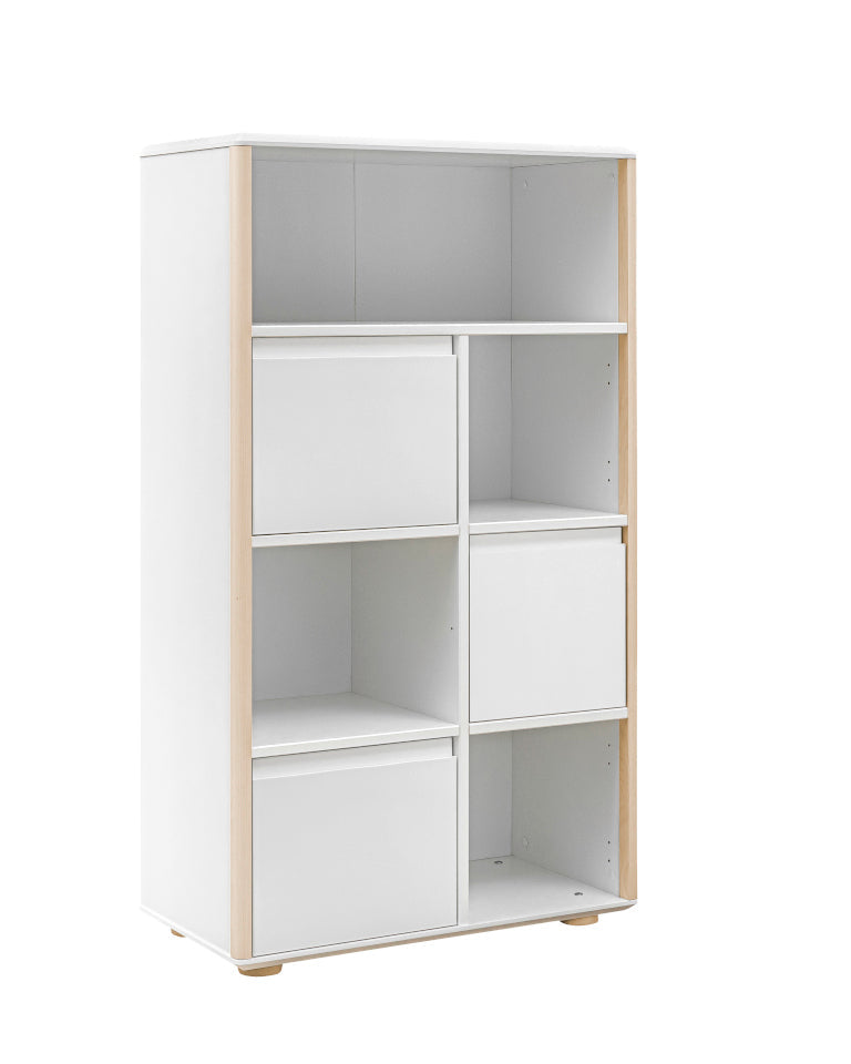 Inmondo, Funflex Korkea Kirjahylly, 3-MDF ovea, Eri värejä