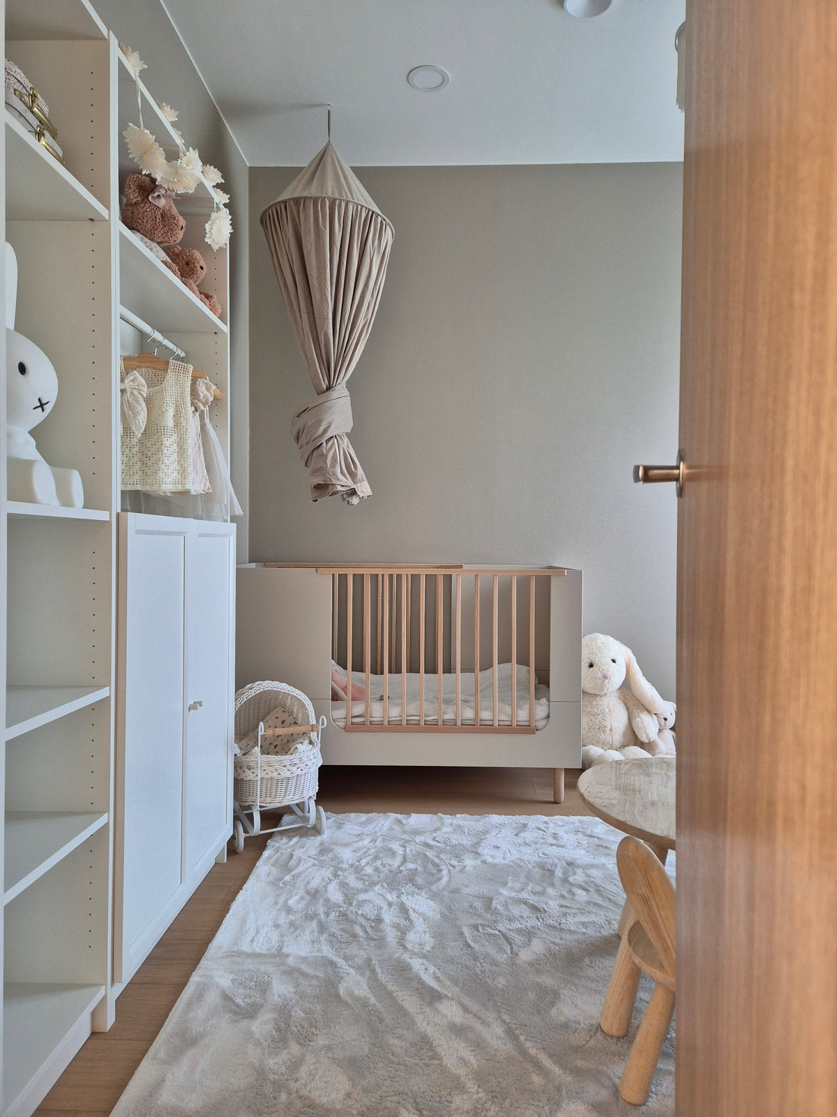 Wood Luck Design, Pinnasänky & Juniorisänky 2 IN 1, 70x140 cm, River Sand Beige