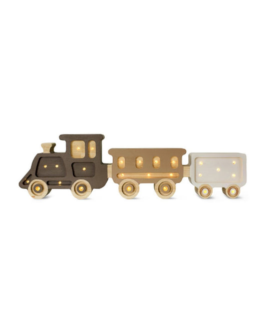 Little Lights Nightlight Train, Coffee Cream