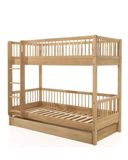 Vipack, Forrest Oak, Våningssäng (Cabriolet) 90x200 cm, Ek