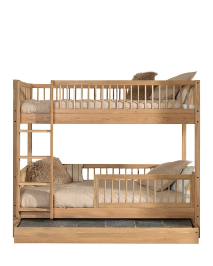 Vipack, Forrest Oak, Våningssäng (Cabriolet) 90x200 cm, Ek