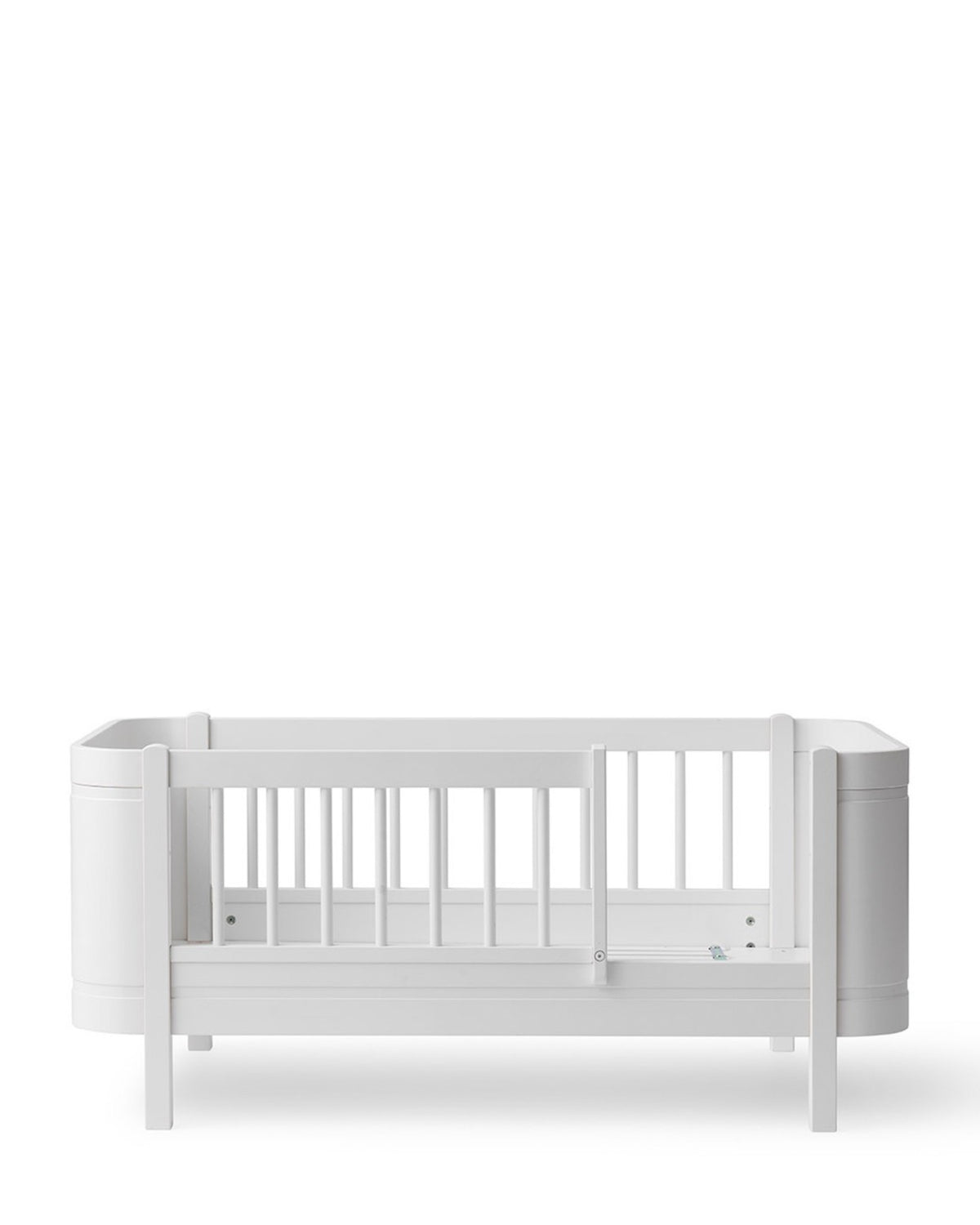 Oliver Furniture, Wood Mini+ Cot & Junior Bed 5in1, White