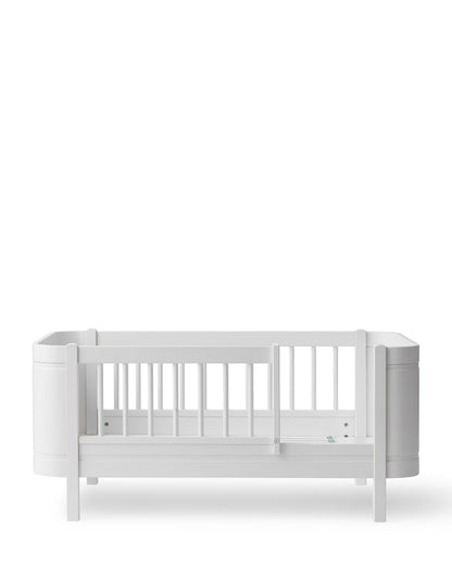 Oliver Furniture, Wood Mini+ Cot & Junior Bed 5in1, White