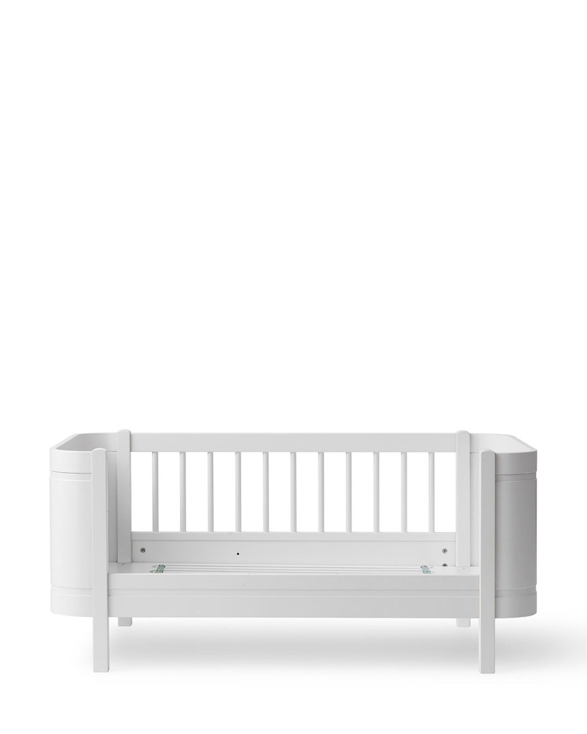 Oliver Furniture, Wood Mini+ Cot & Junior Bed 5in1, White